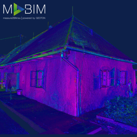3D laserové skenování stavební Pasport